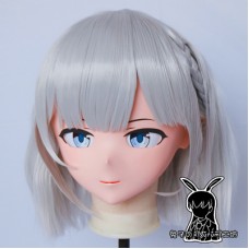 (RB332)Customize Full Head Quality Handmade Female/Girl Resin Japanese Anime Cartoon Character Kig Cosplay Kigurumi Mask